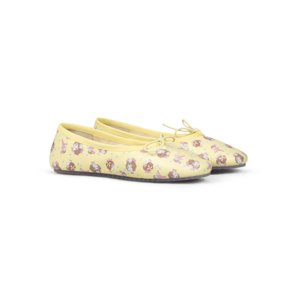 GIRL BABY MELODY FLATS -  YELLOW