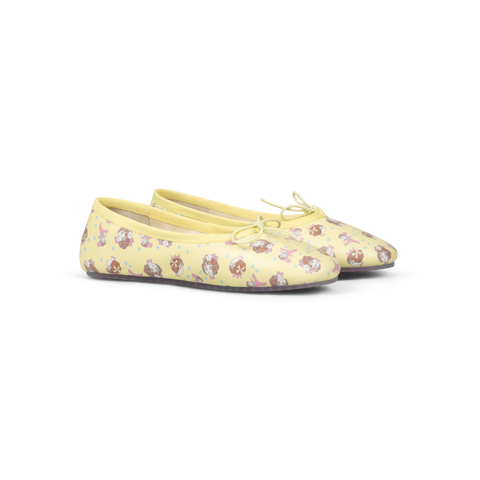 GIRL BABY MELODY FLATS -  YELLOW