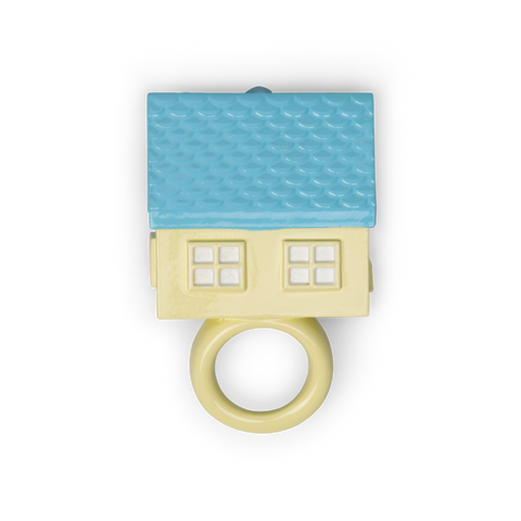 DOLL HOUSE RING - BLUE