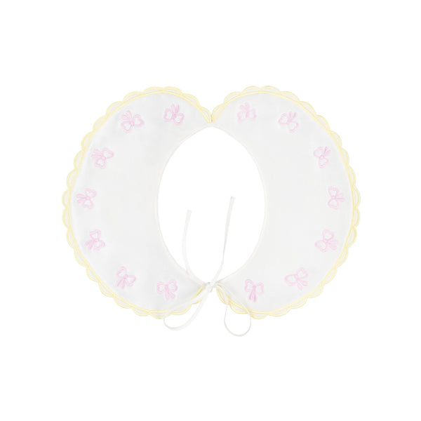 BOW EMBROIDERED COLLAR