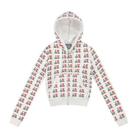 Ashley Williams Pink 'I Heart Me' Butterfly Hoodie Ashley