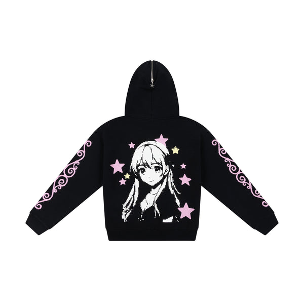 HAPPY MANGA BUTTERFLY HOODIE