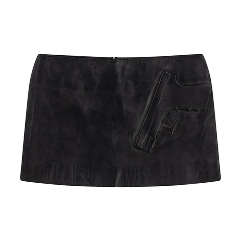 EMBOSSED PROTECTION MINI SKIRT