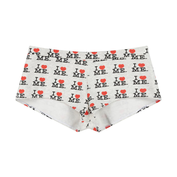 GREY I HEART ME SERENA SHORTS