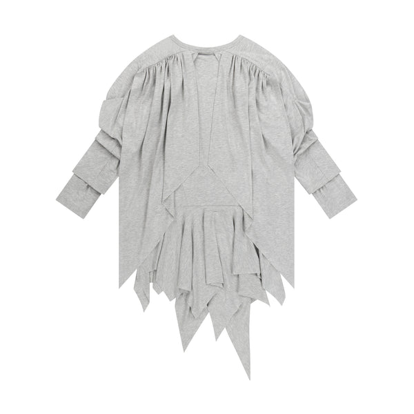 GREY WING DRESS