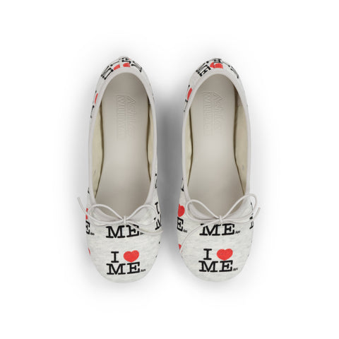 GREY I HEART ME MELODY FLATS