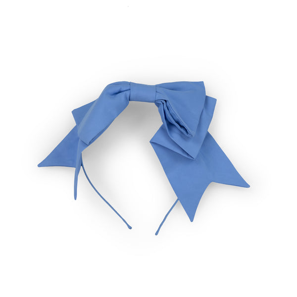 BLUE BOW HAIR BAND