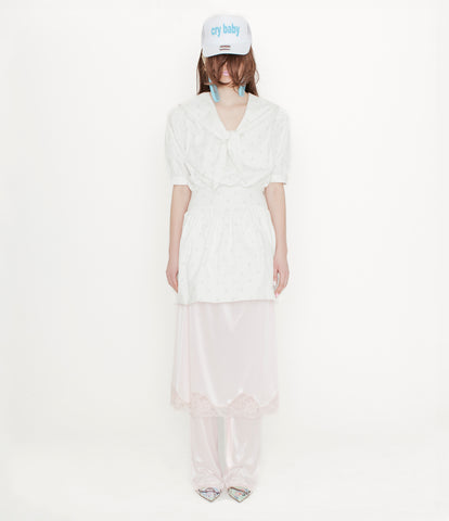 CRY BABY CAP - WHITE