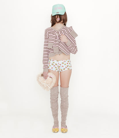 SERENA SHORTS  GIRL BABY -  WHITE