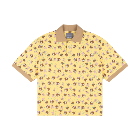 GIRL BABY POLO SHIRT - YELLOW