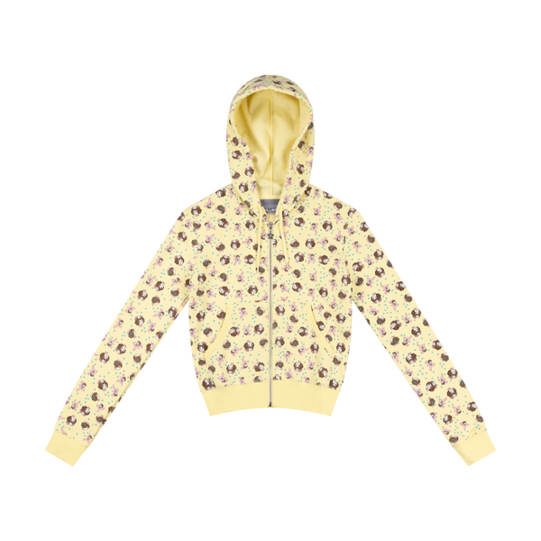 PRE ORDER - YELLOW GIRL BABY SHRUNK BABY HOODIE