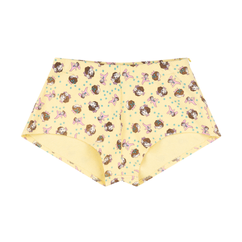 SERENA SHORTS GIRL BABY - YELLOW