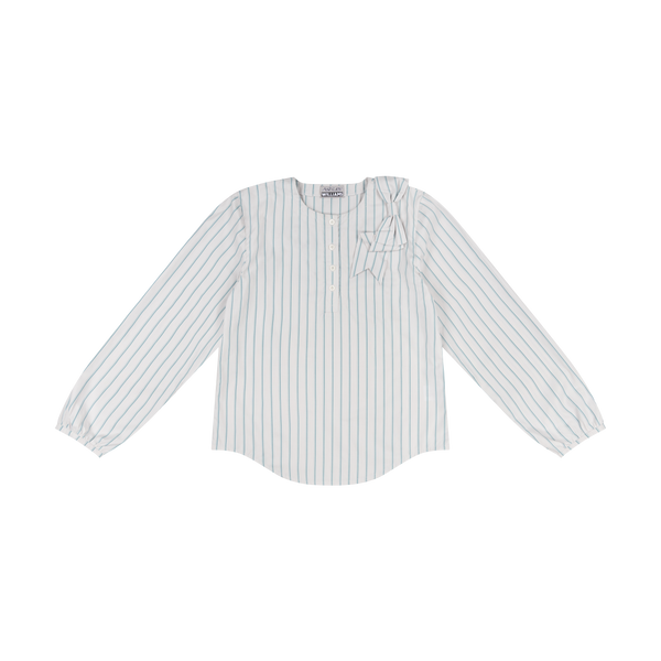 STRIPE BOW SHIRT