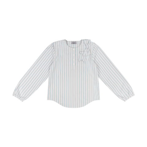 STRIPE BOW SHIRT