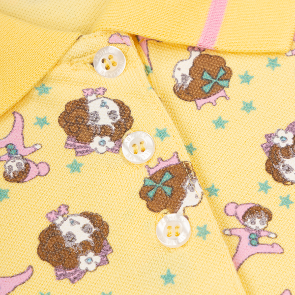 L/S AMELIA DRESS GIRL BABY - YELLOW