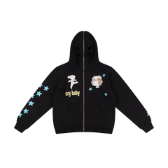 CRY BABY BUTTERFLY HOODIE - BLACK – Ashley Williams