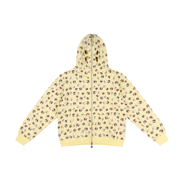 PRE ORDER - YELLOW GIRL BABY BUTTERFLY HOODIE