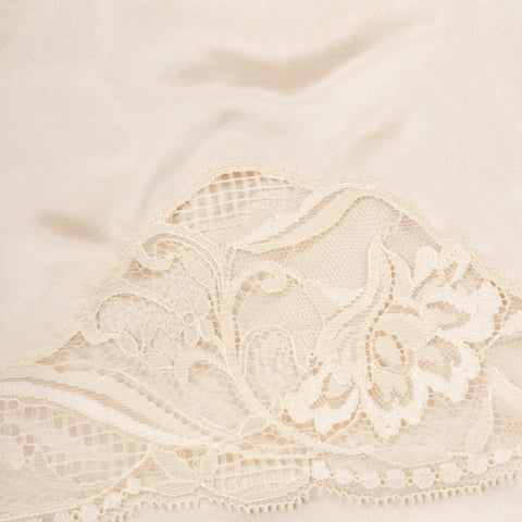 BEIGE LINGERIE TROUSERS