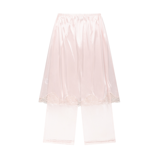 PINK LINGERIE TROUSERS
