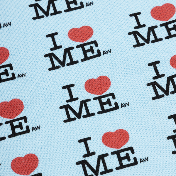 I HEART ME  MINI SKIRT - BLUE