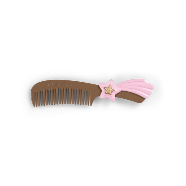 STAR  COMB HAIR CLIP - PINK