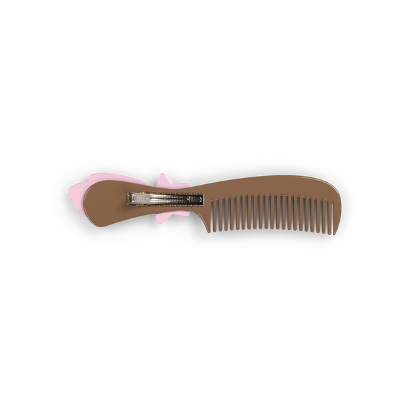 STAR  COMB HAIR CLIP - PINK