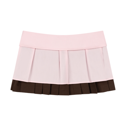 PINK COLLAR MINI SKORT