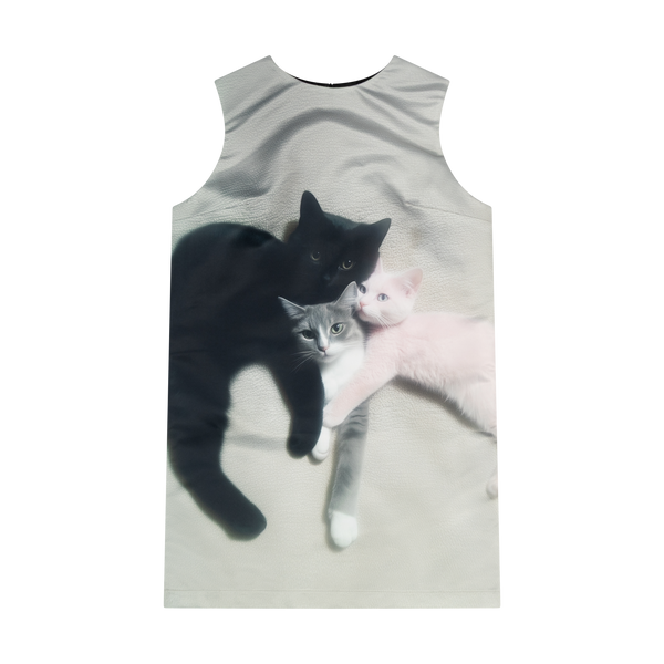 KITTEN TRIO MINI DRESS