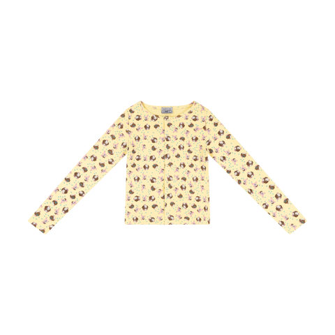 THERMAL TOP GIRL BABY  - YELLOW