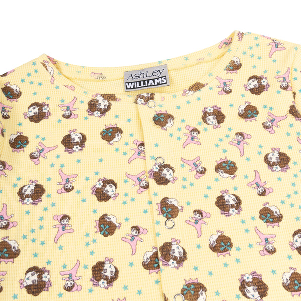 THERMAL TOP GIRL BABY  - YELLOW