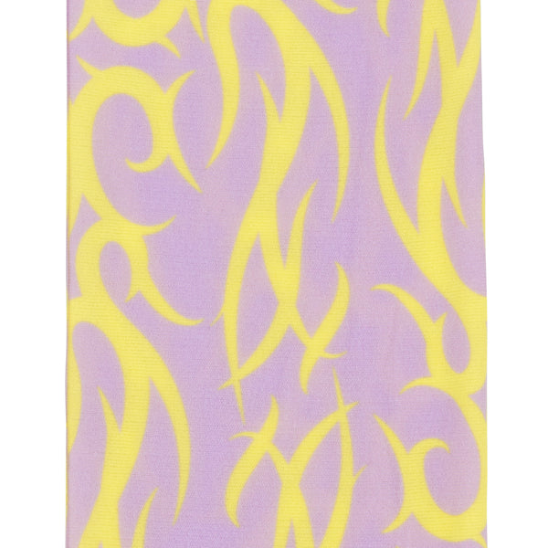 LILAC AND YELLOW TATTOO TIGHTS