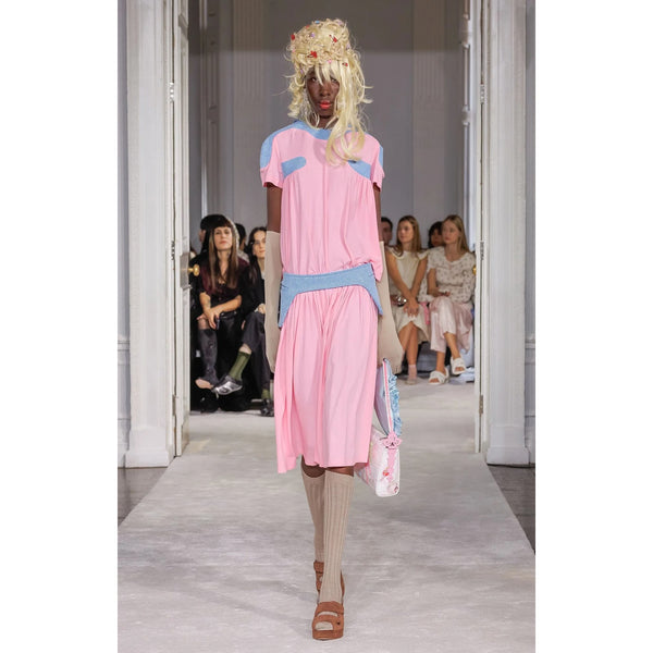 PINK PILLBOX SKIRT