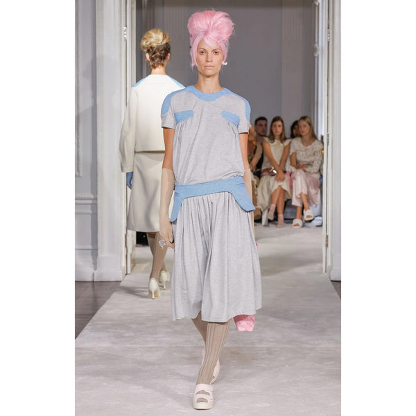 GREY PILLBOX TOP