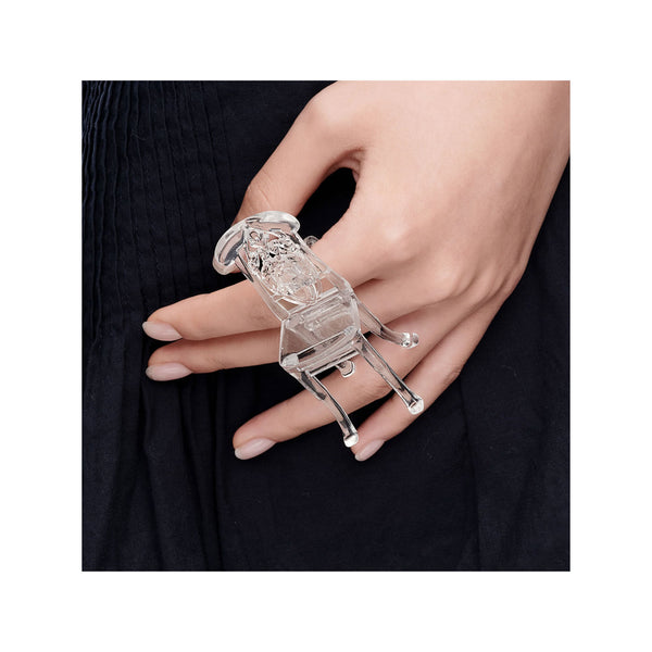 TRANSPARENT ASHLEY WILLIAMS X YVMIN CHAIR RING