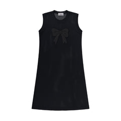 【Ashley Williams】リボン ヴォイドドレス Ashley Williams Spider Web Embellished Two Tone Gown in