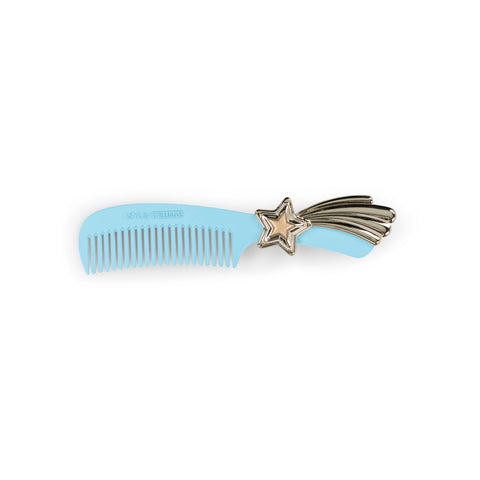 GOLD STAR COMB BROOCH