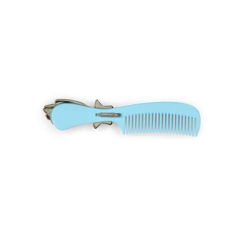 GOLD STAR COMB BROOCH