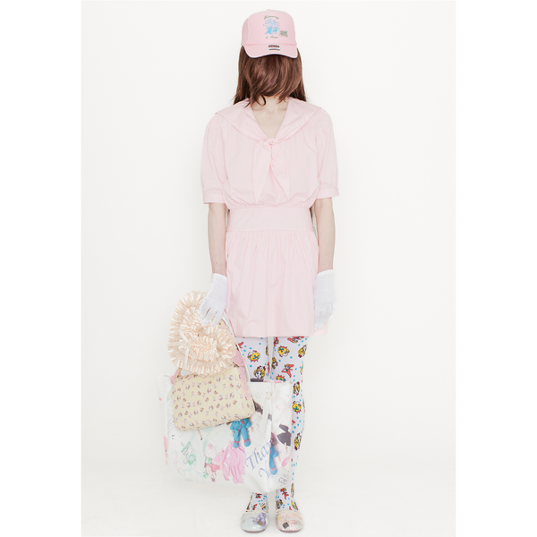 GIRL BABY TIGHTS - WHITE