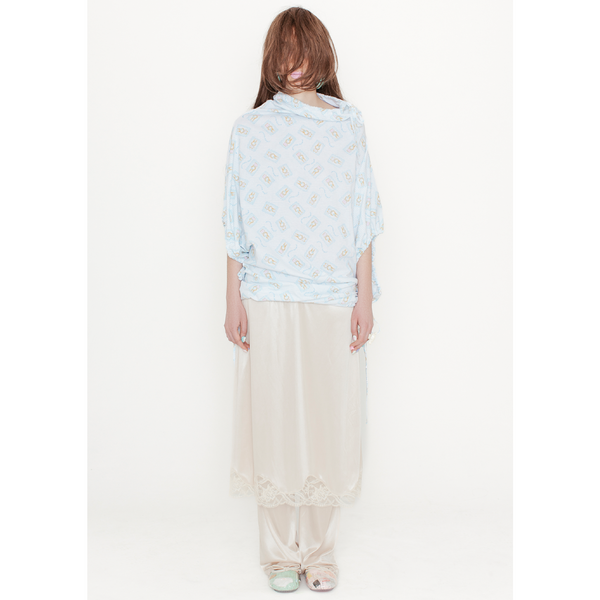 BEIGE LINGERIE TROUSERS