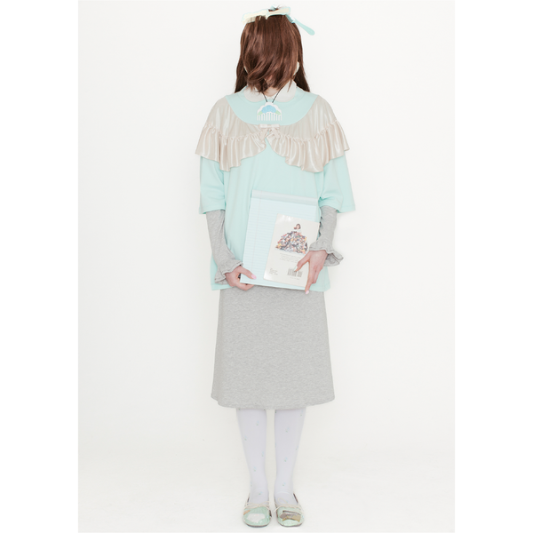 CURTAIN T-SHIRT -CREAM