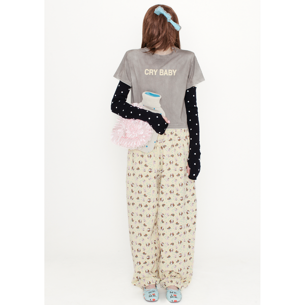 PRE ORDER - YELLOW GIRL BABY JOGGERS