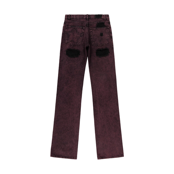 PURPLE RIP JEANS
