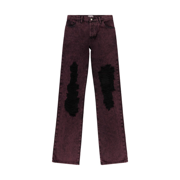 PURPLE RIP JEANS