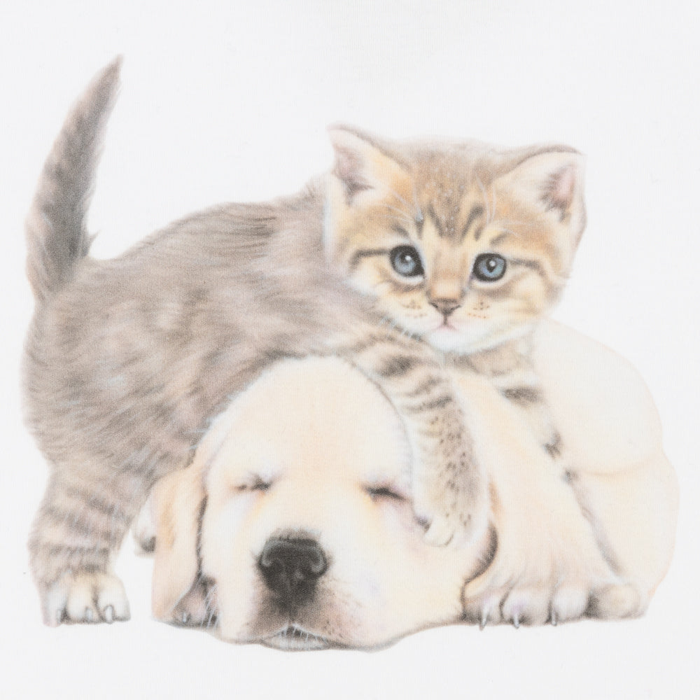 KITTEN AND PUPPY BABY TEE