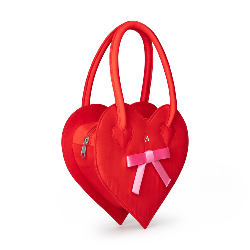 Ashley Williams Heart Bag in Red