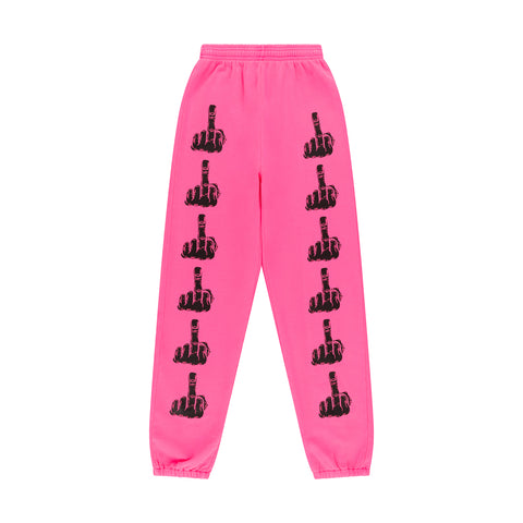MIDDLE FINGER JOGGERS